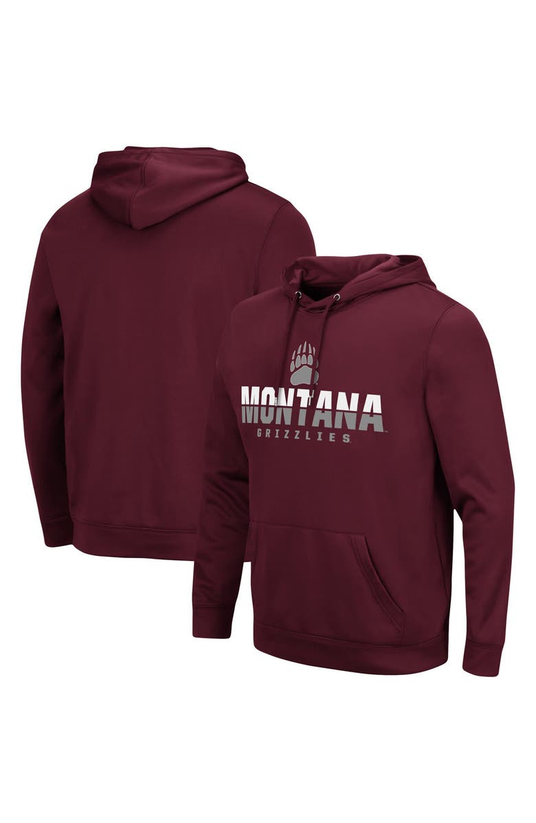 COLOSSEUM Men's Colosseum Maroon Montana Grizzlies Lantern Pullover Hoodie, Main, color, Maroon