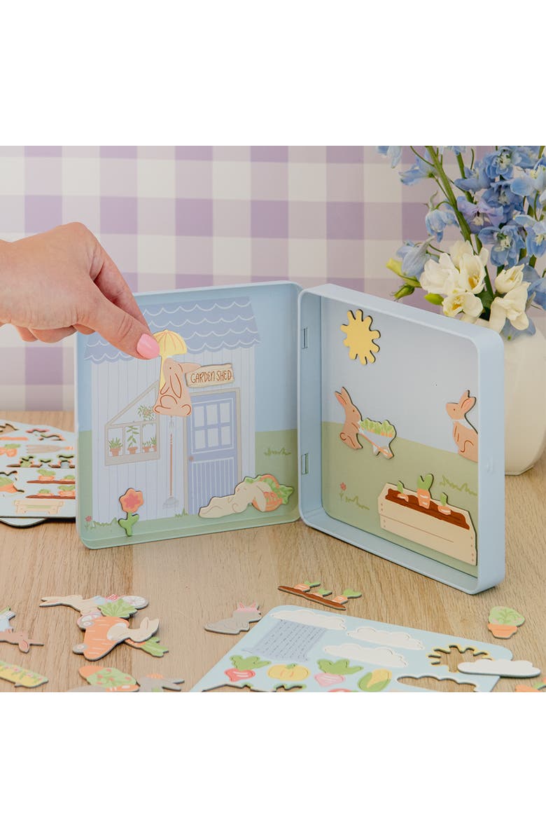 Daydream Society Bunnies In The Garden Magnetic Dress Up Small Games, Alternate, color, Asssorted Pre-Pack