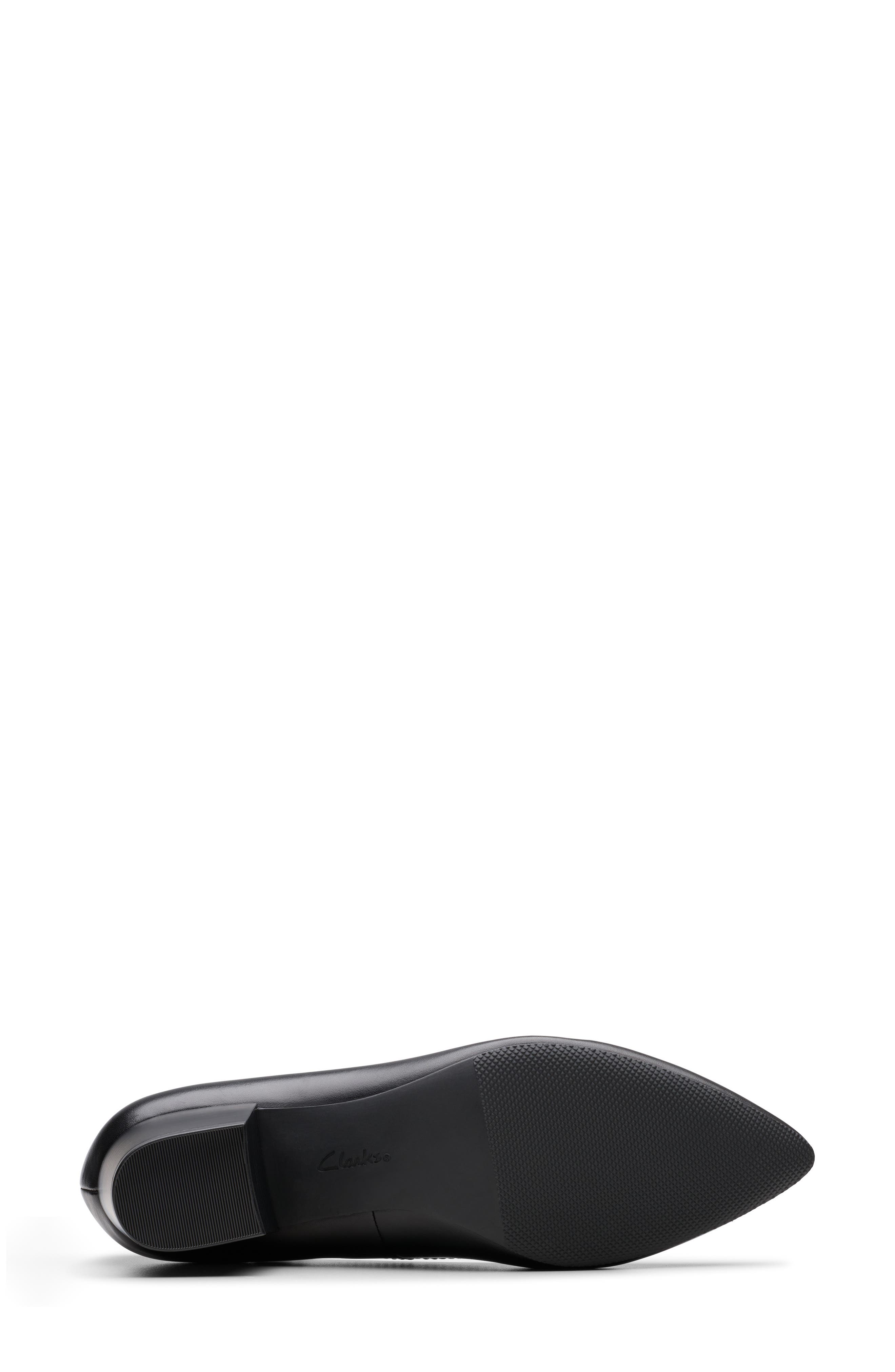 Clarks<sup>®</sup> Ellaine Hope Pump, Alternate, color, Black Leather