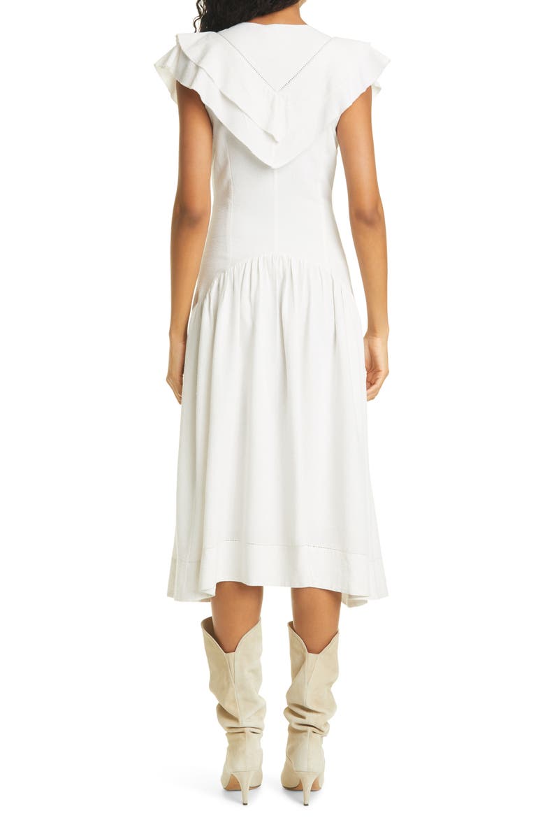 Hillary Midi Dress, Alternate, color, ECRU