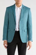 John Varvatos Star USA Herringbone Woven Two-Button Sport Coat