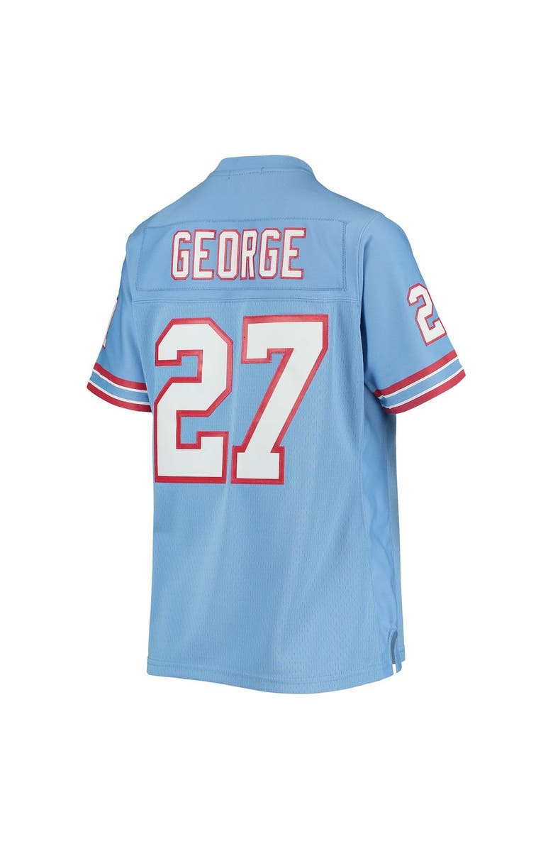 Mitchell & Ness Women's Mitchell & Ness Eddie George Light Blue Houston Oilers Legacy Replica Player Jersey, Alternate, color, Light Blue