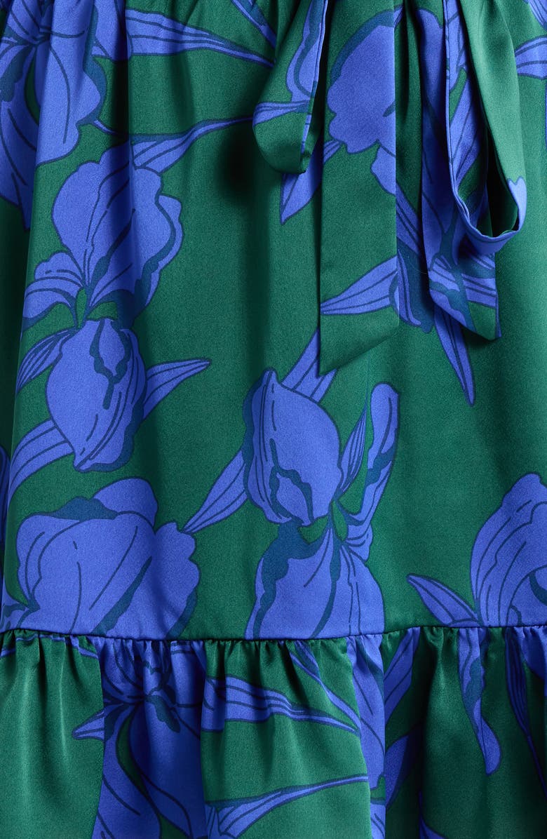 SUGARLIPS Busbee Floral Sevilla Satin Long Sleeve Dress, Alternate, color,