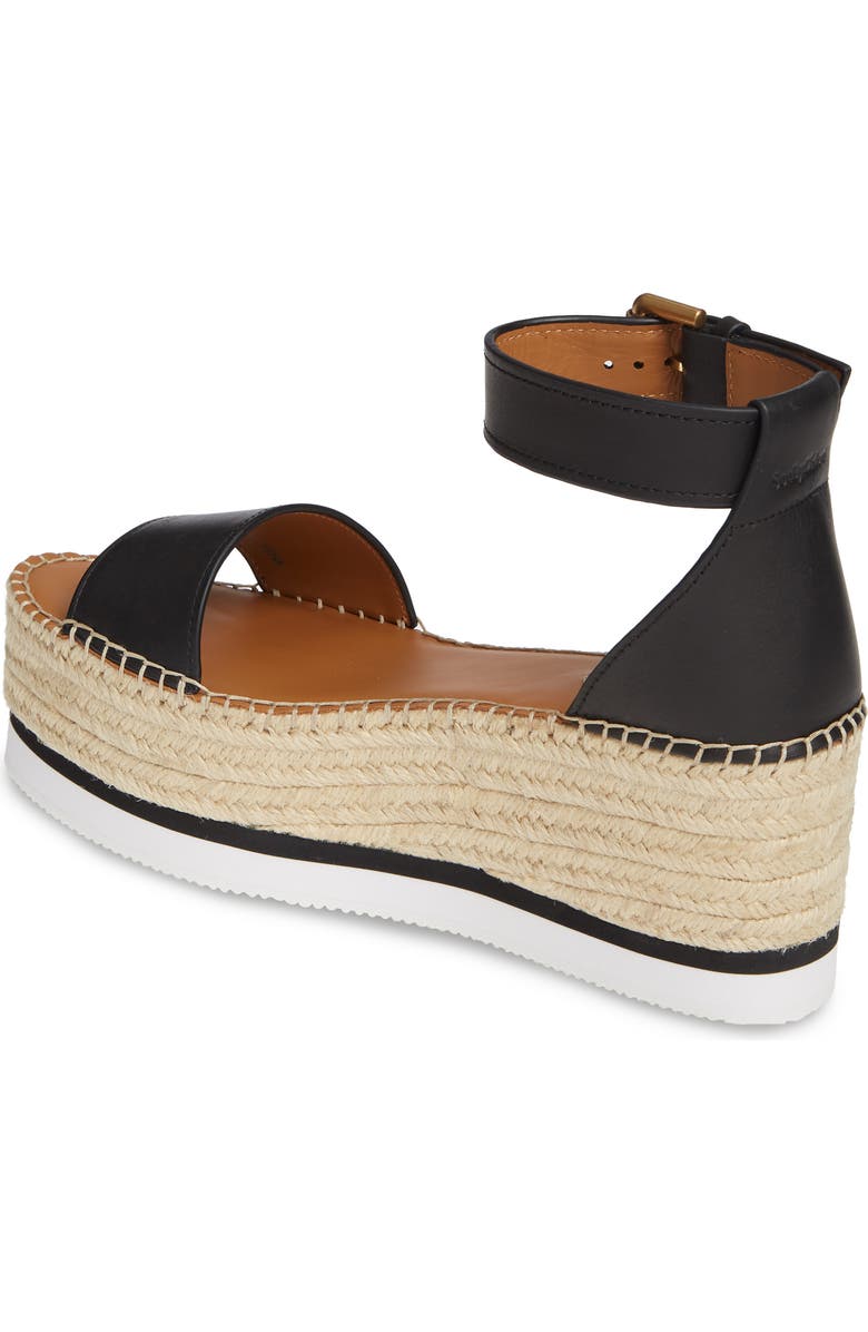 See by Chloé Glyn Platform Espadrille Sandal, Alternate, color,