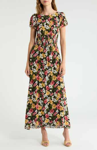Drusilla Floral Print Maxi Dress