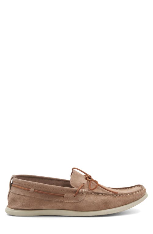 Bruno Magli Starboard Boat Shoe In Taupe Suede