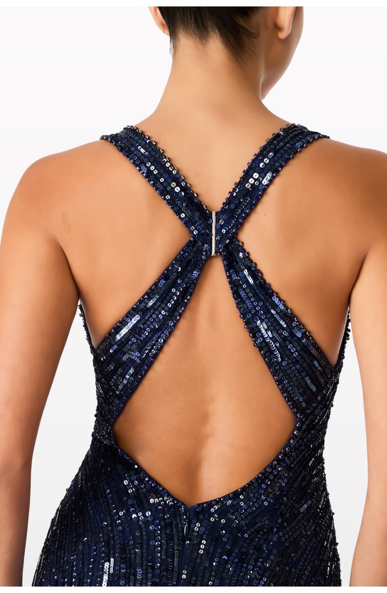 Jenny Packham Luxor Dress, Alternate, color, Sea Dragon