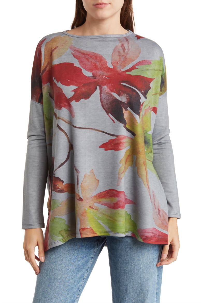 Asymmetric Tunic, Main, color, BEETROOT PURPLE