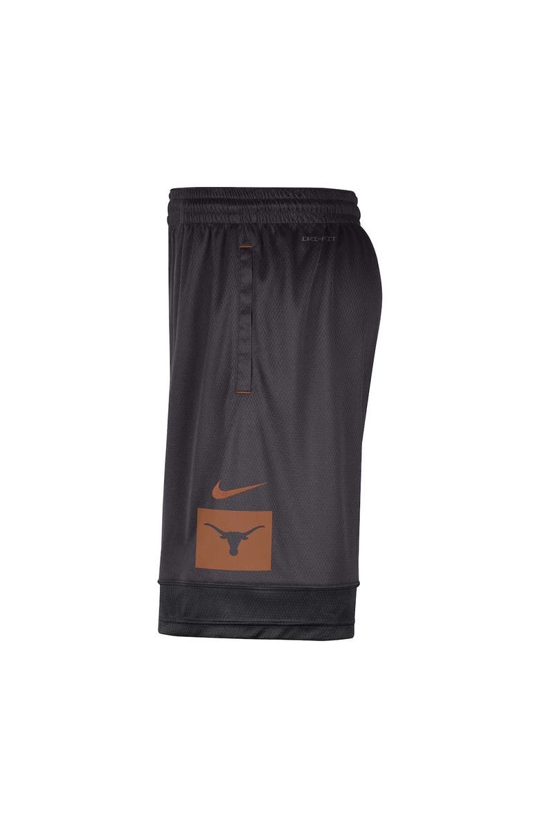 Nike Men's Nike Charcoal Texas Longhorns Performance Fast Break Shorts, Alternate, color, 