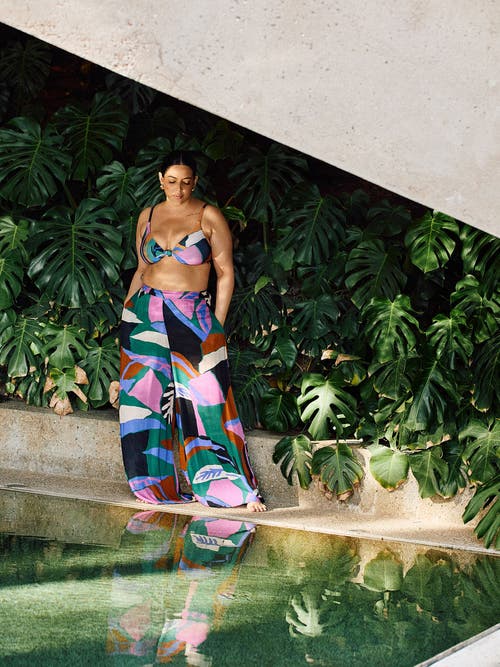 Villa Fresca Serena Cover-up Pant In Lush