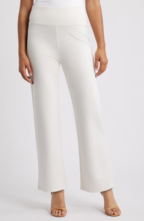 High Waist Pull-On Pants (Petite)