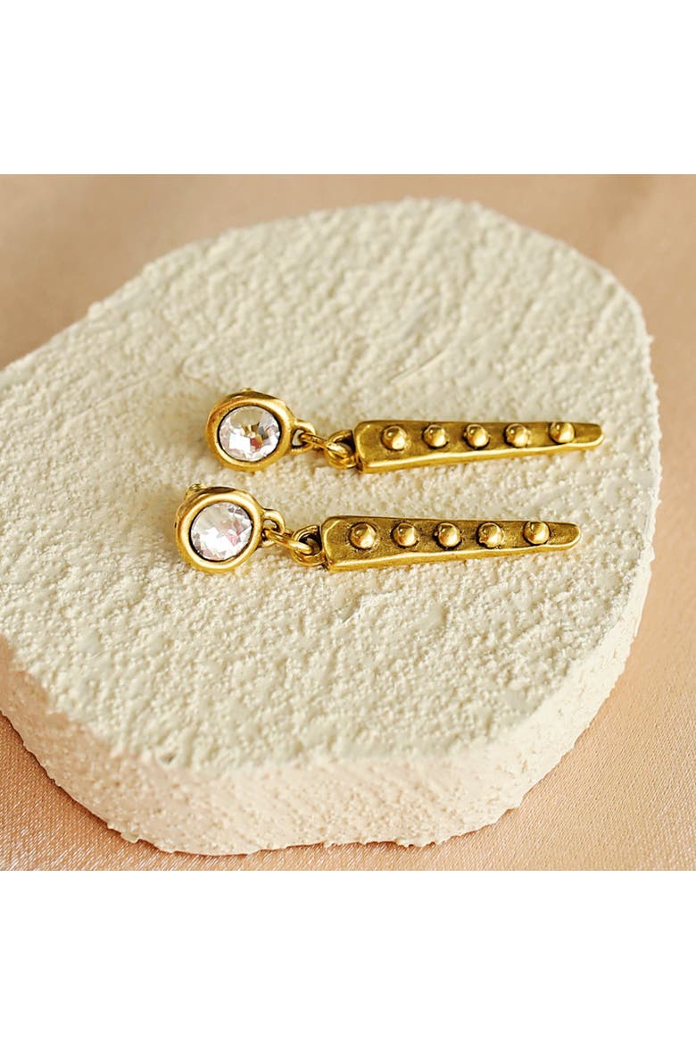 Vale Gold Plated Spike Earrings, Alternate, color, Gold