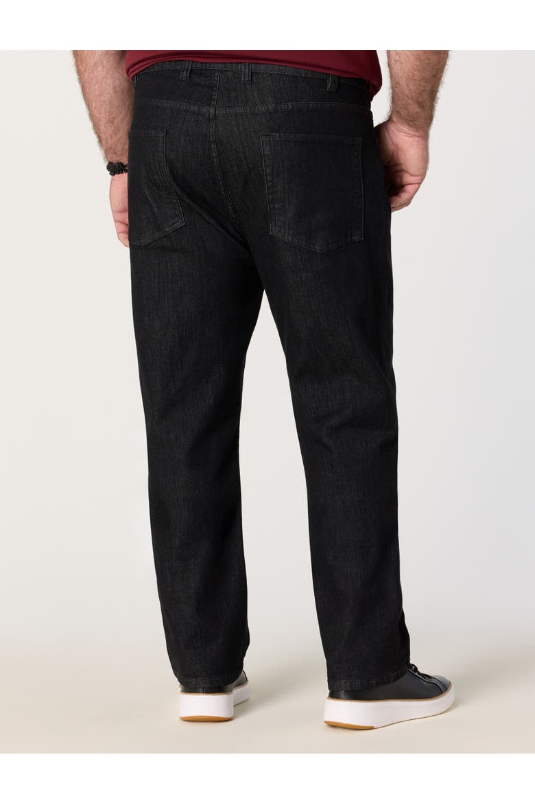 Big & Tall  Straight-Fit Tech Jeans, Alternate, color, BLACK