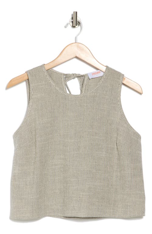 RENEE C RENEE C STRIPE SLEEVELESS TOP 