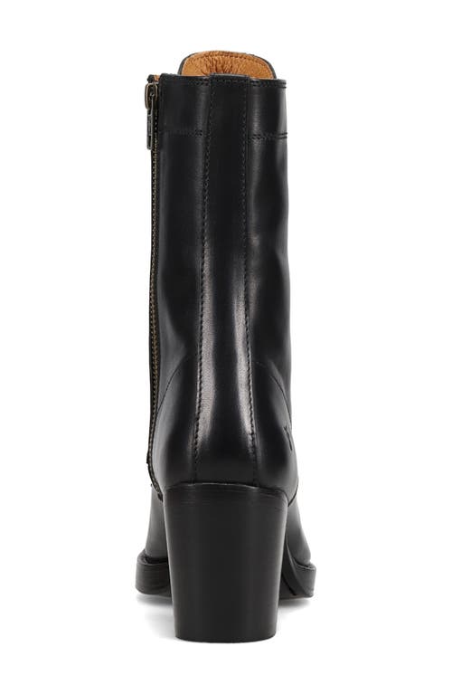 Frye Jean Lace-up Boot In Black