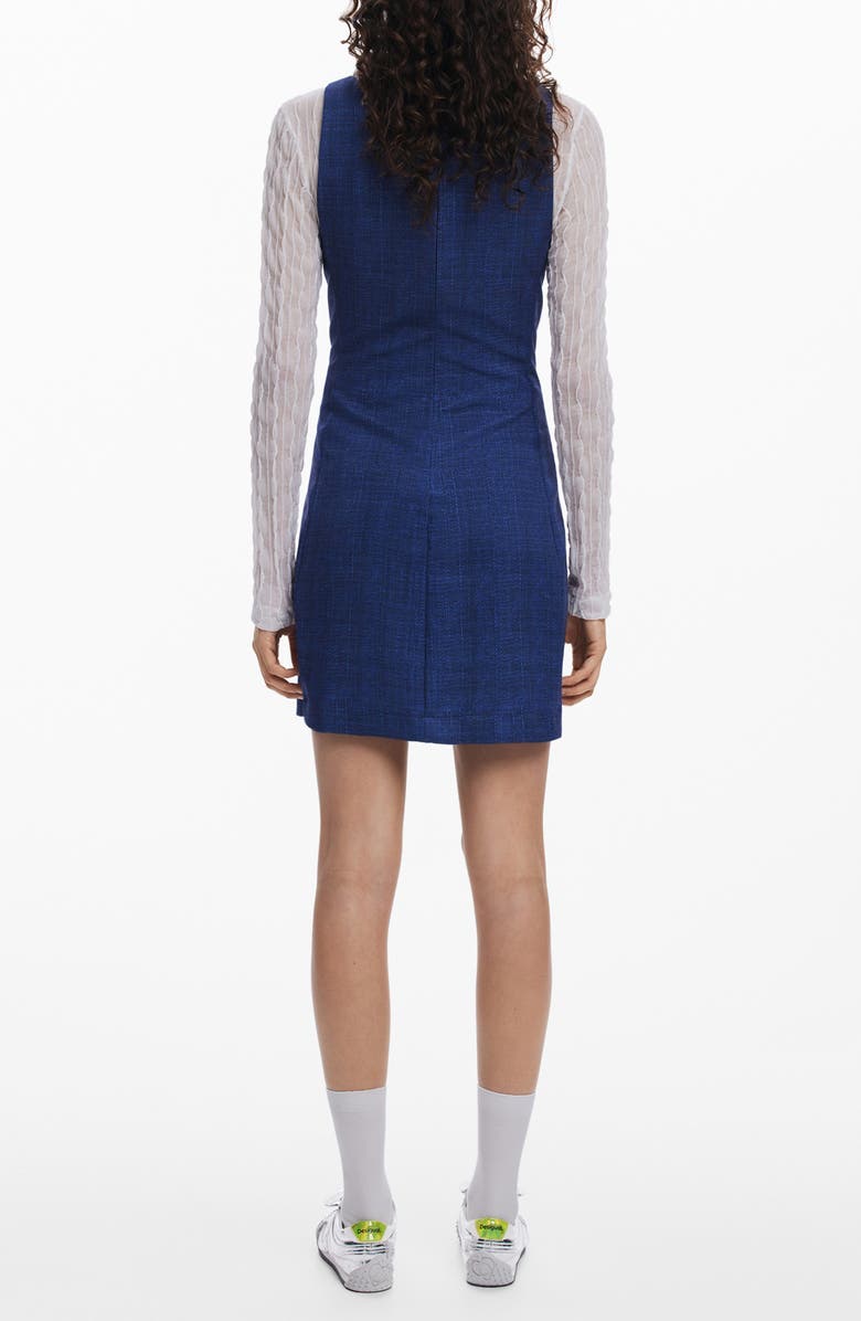 Desigual Sleeveless Minidress, Alternate, color, Medium Blue
