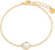 Brook and York Cecilia Crystal Station Bracelet