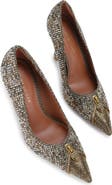 Kurt Geiger London Zip Court Crystal Pump