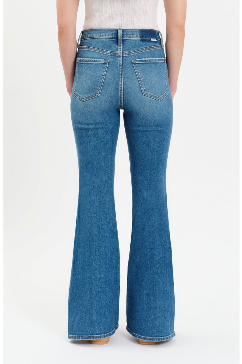 Sunset High Waist Flare Jeans, Alternate, color, TOO SWEET