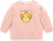 Purebaby Embroidered Frida Knit Sweater