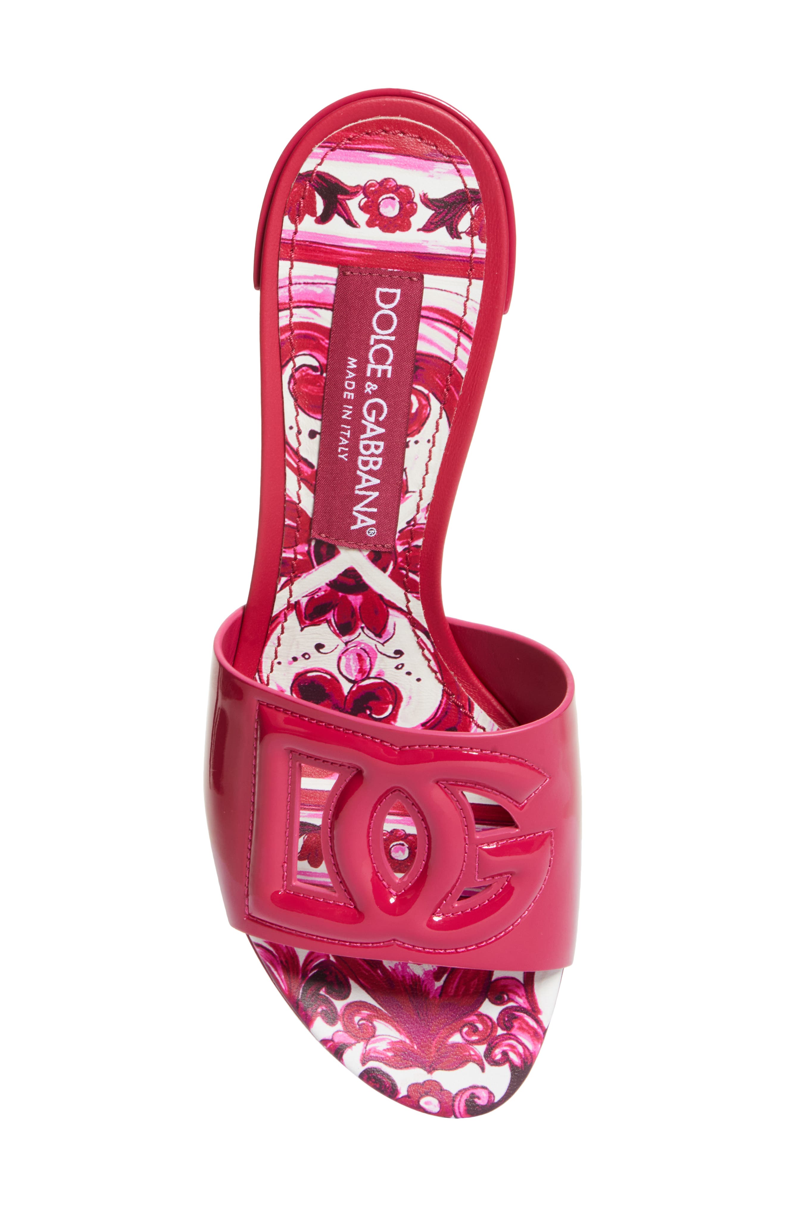 Interlock Logo Slide Sandal, Alternate, color, CYCLAMEN