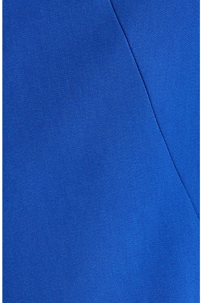 Sliced Crepe Cady Minidress, Alternate, color, ROYAL BLUE