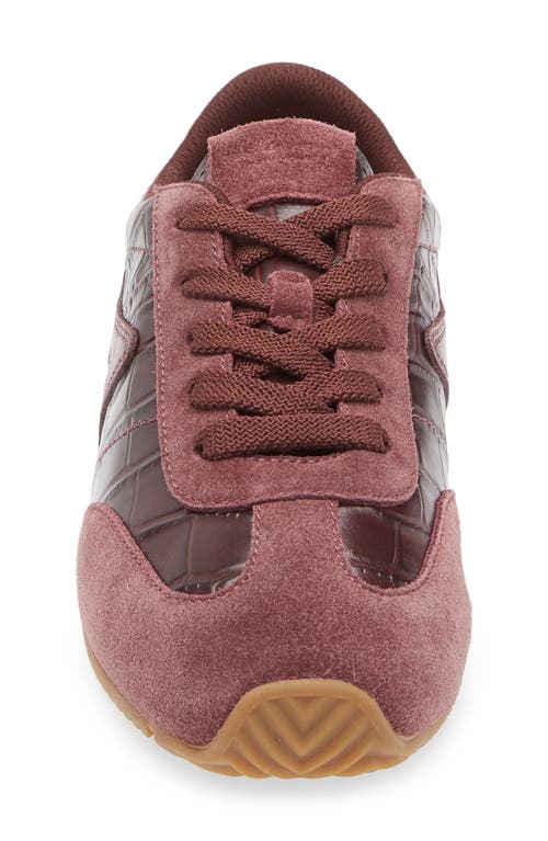 Rag & Bone Retro Runner Slim Ultra Sneaker In Burgundy