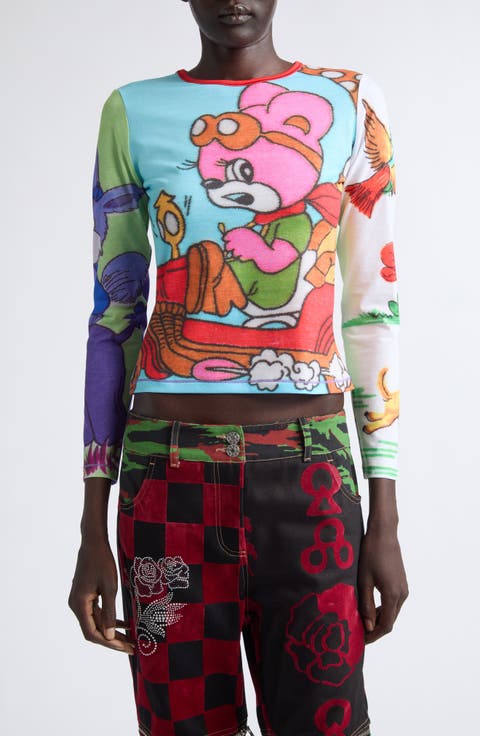 Beep Beep Fitted Graphic Jersey T-Shirt