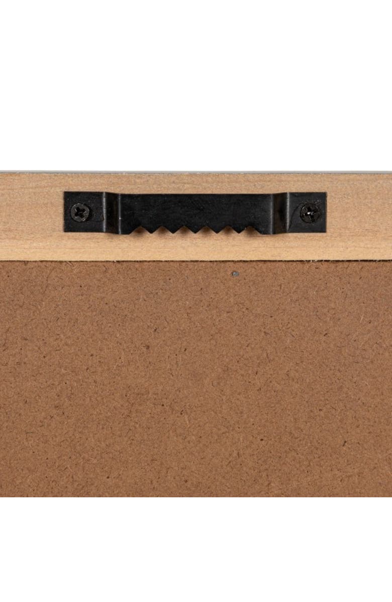 Storied Home Wood Framed Glass Wall Décor with Rabbit Image, Alternate, color, Pink