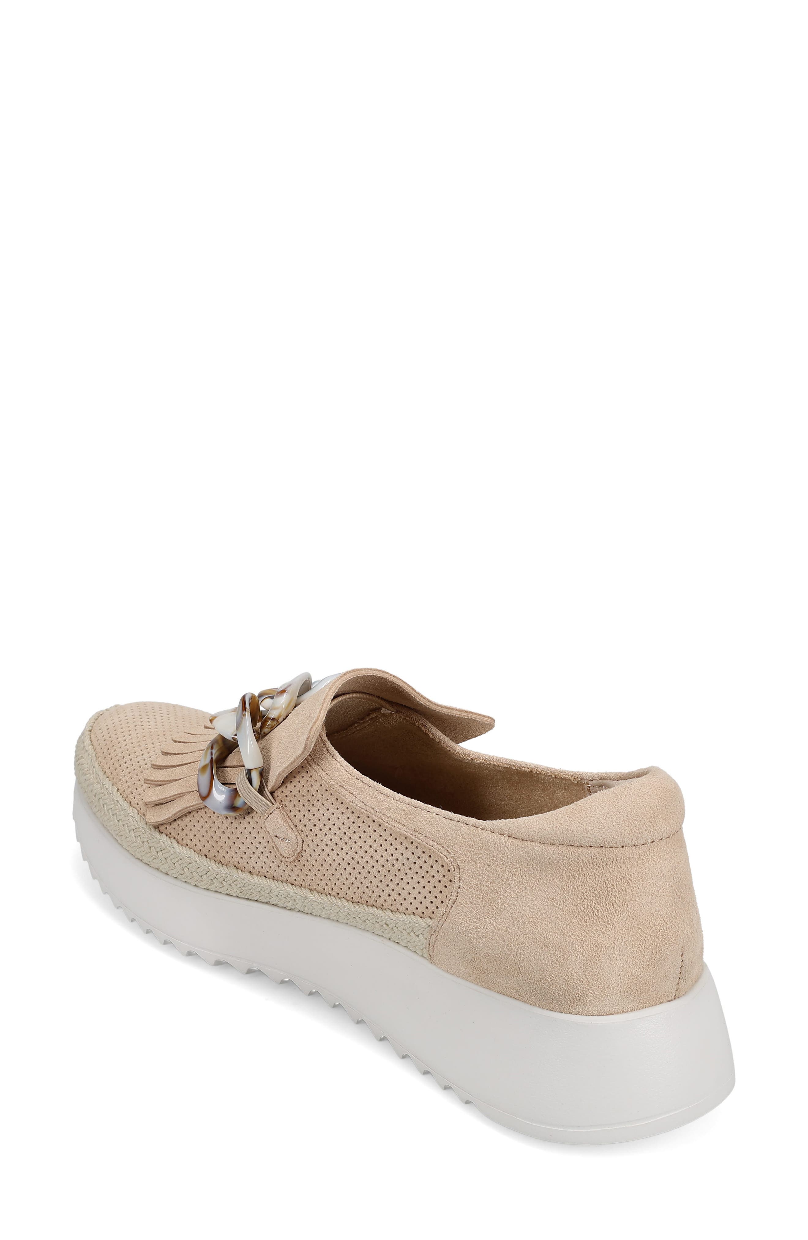 VANELi Qerene Platform Kiltie Sneaker, Alternate, color, Nude