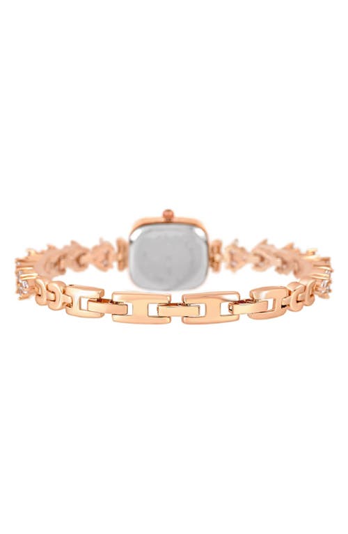 Danecraft Crystal Mother-of-pearl Quartz Bracelet Watch, 20mm