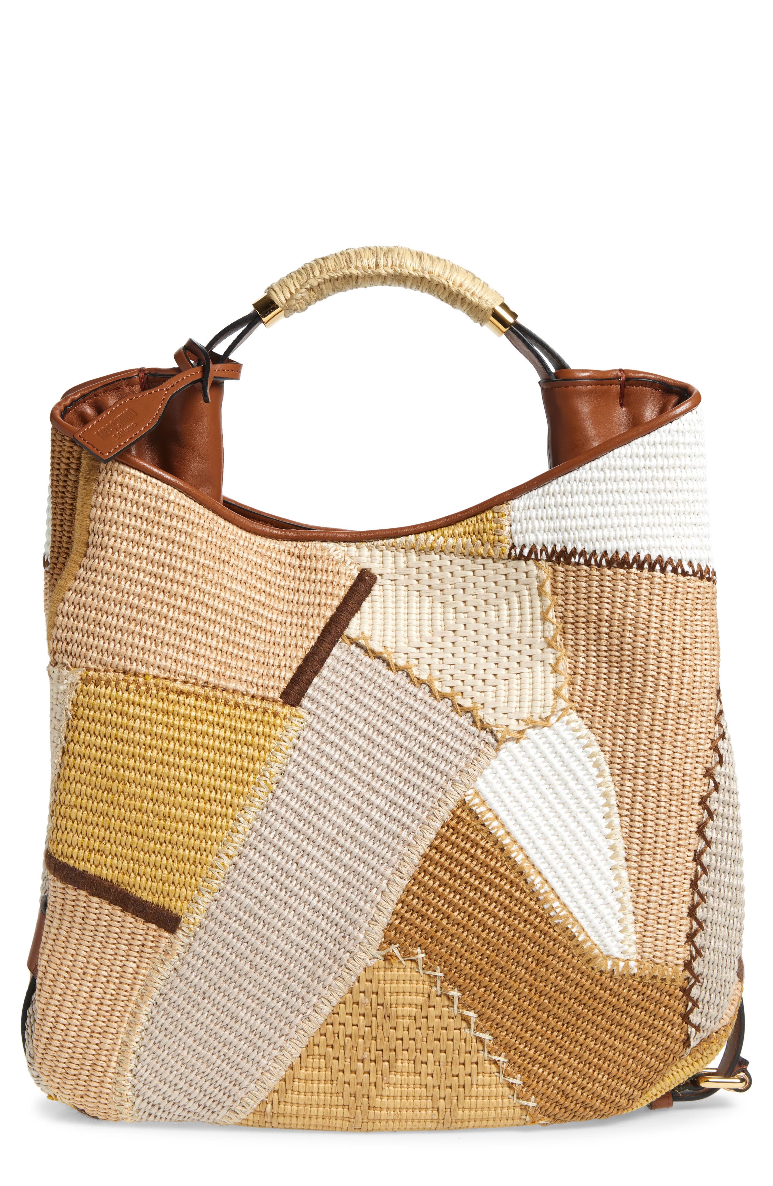 Moschino Handle Me Handheld Bag, Main, color, 