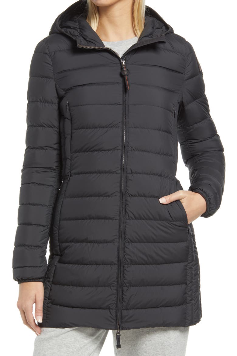 Irene 600-Fill-Power Down Puffer Jacket, Alternate, color, BLACK