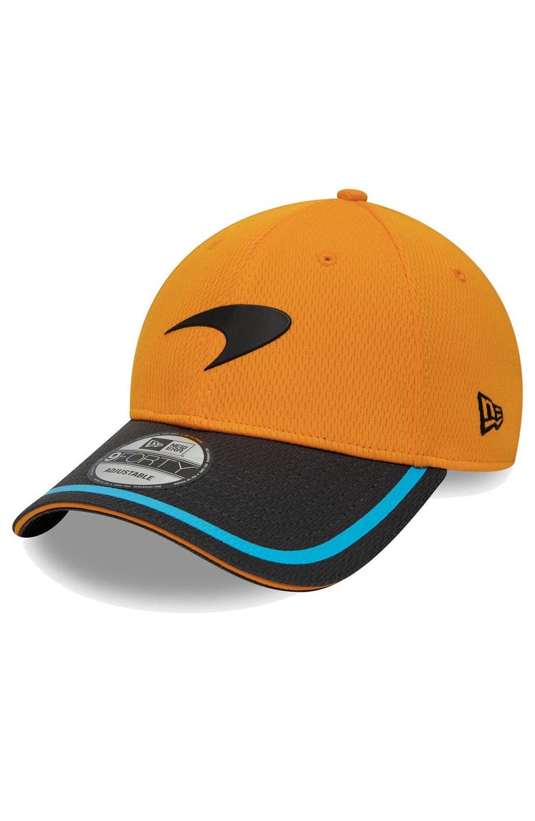 New Era Men's New Era Orange McLaren F1 Team Team Castore 9FORTY Snapback Hat, Main, color, 