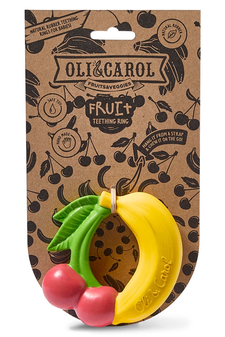 Fruit Teething Ring, Main, color, NO COLOR