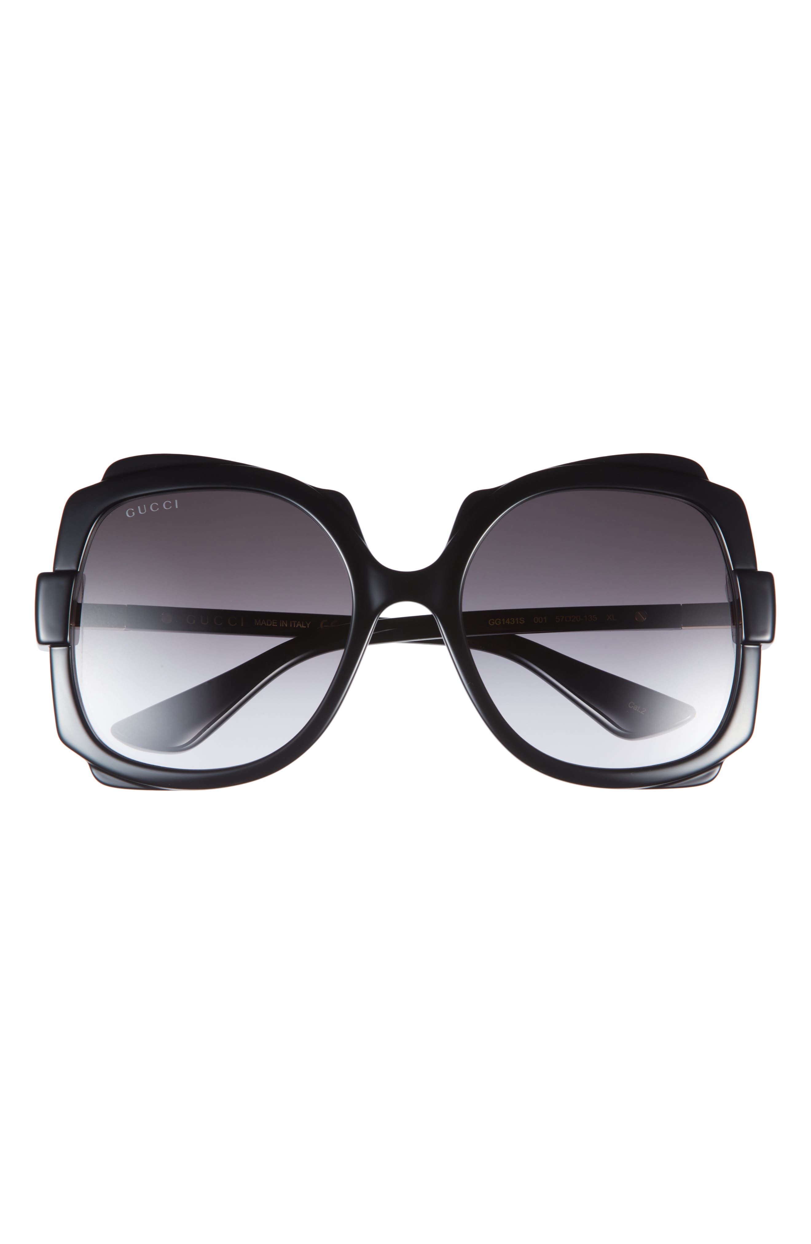 Gucci 57mm Solstice Oversize Sunglasses