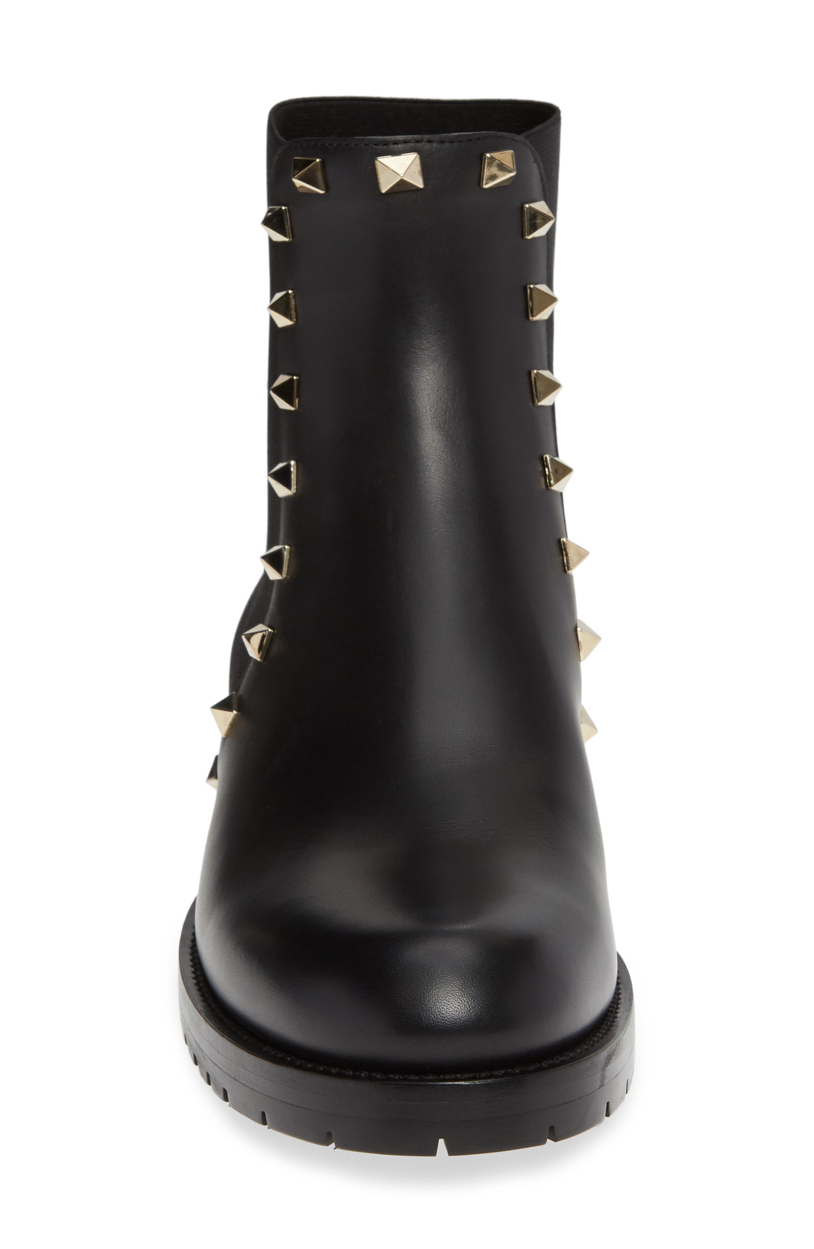 Valentino Garavani Beatle Rockstud Boot, Alternate, color, 
