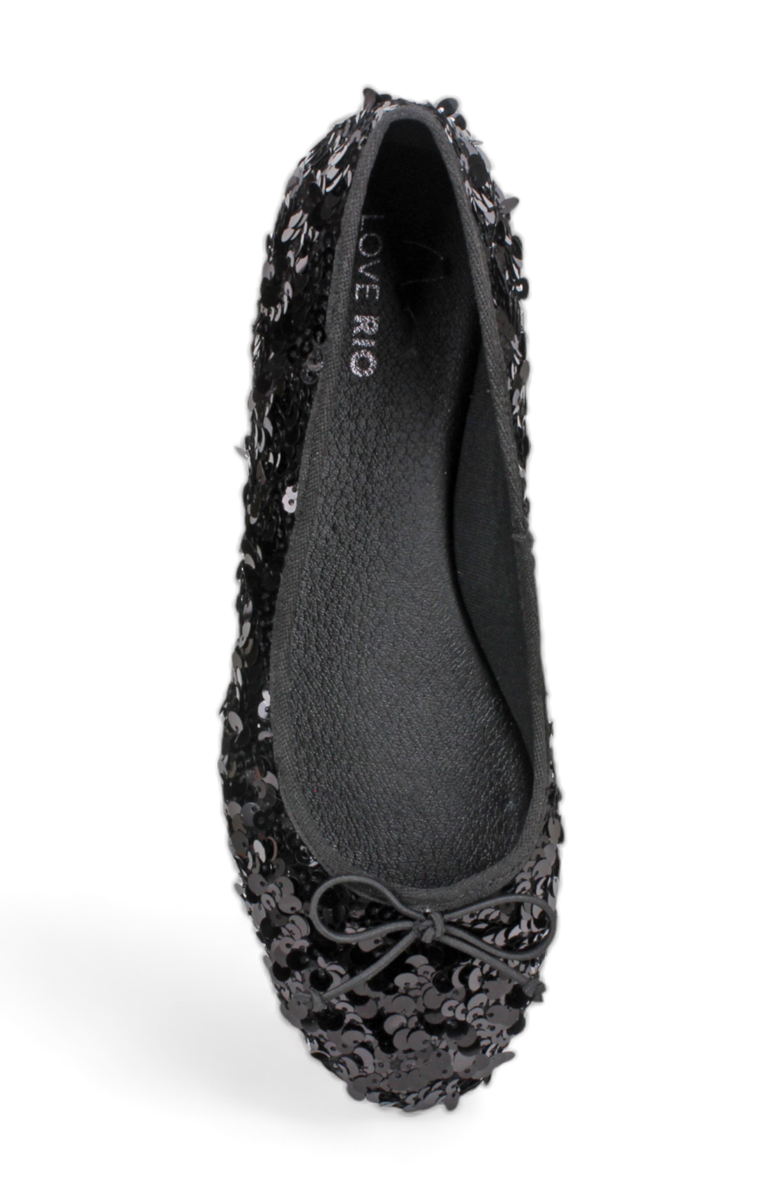 Love Rio Allegra Sequin Ballet Flat, Alternate, color, 