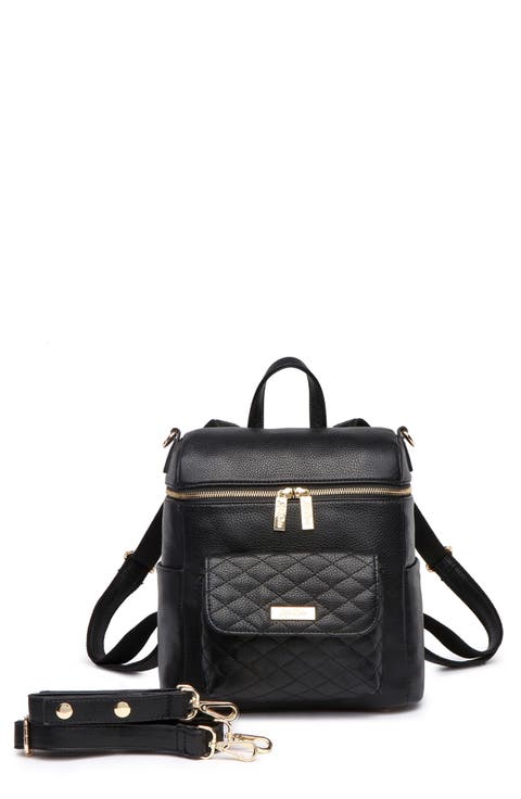 Petit Monaco Faux Leather Diaper Bag