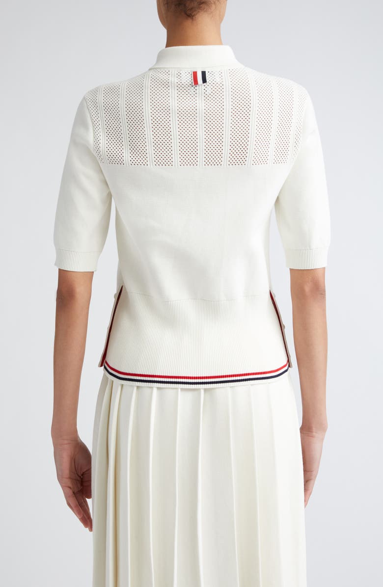 Thom Browne Ventilated Polo, Alternate, color,