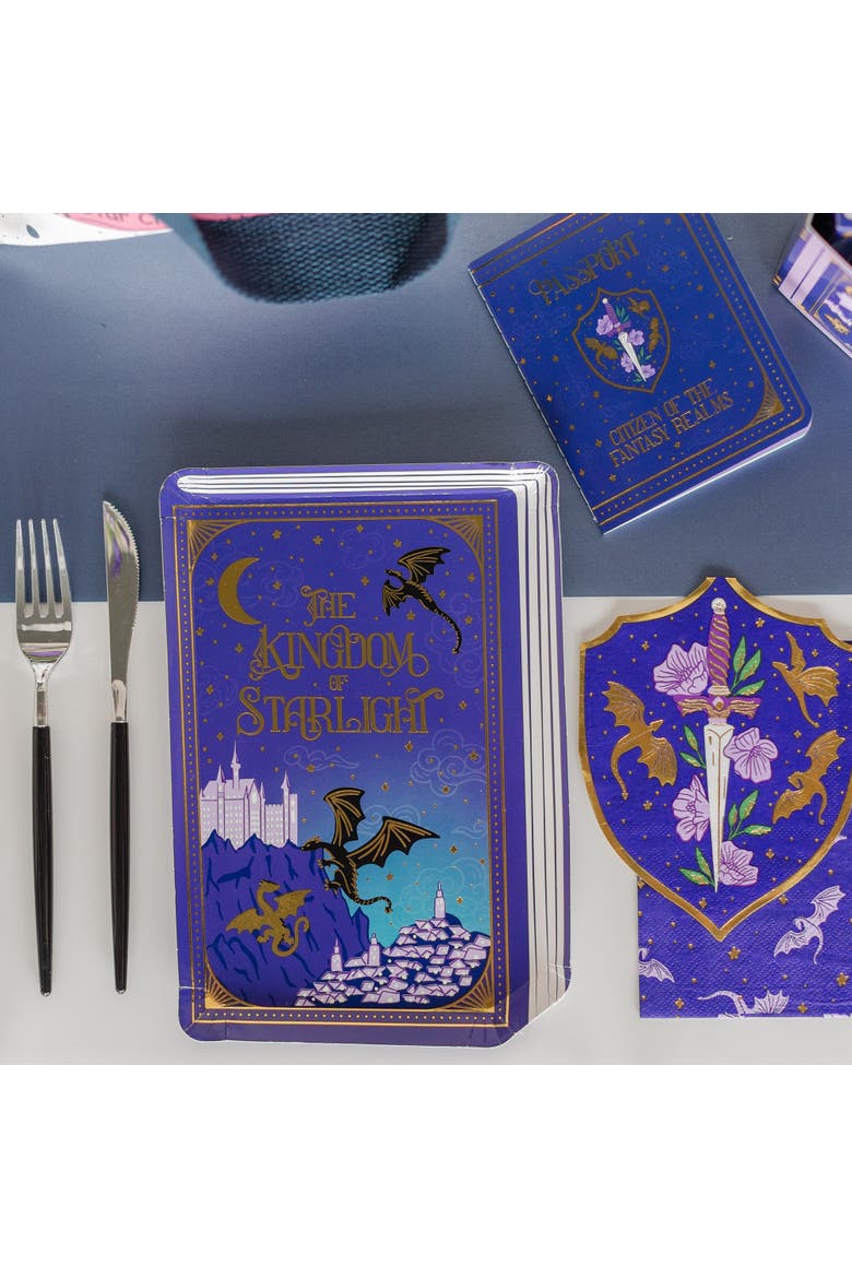 Romantasy Shield & Dagger Large Napkins, Alternate, color, Assorted Pre-Pack