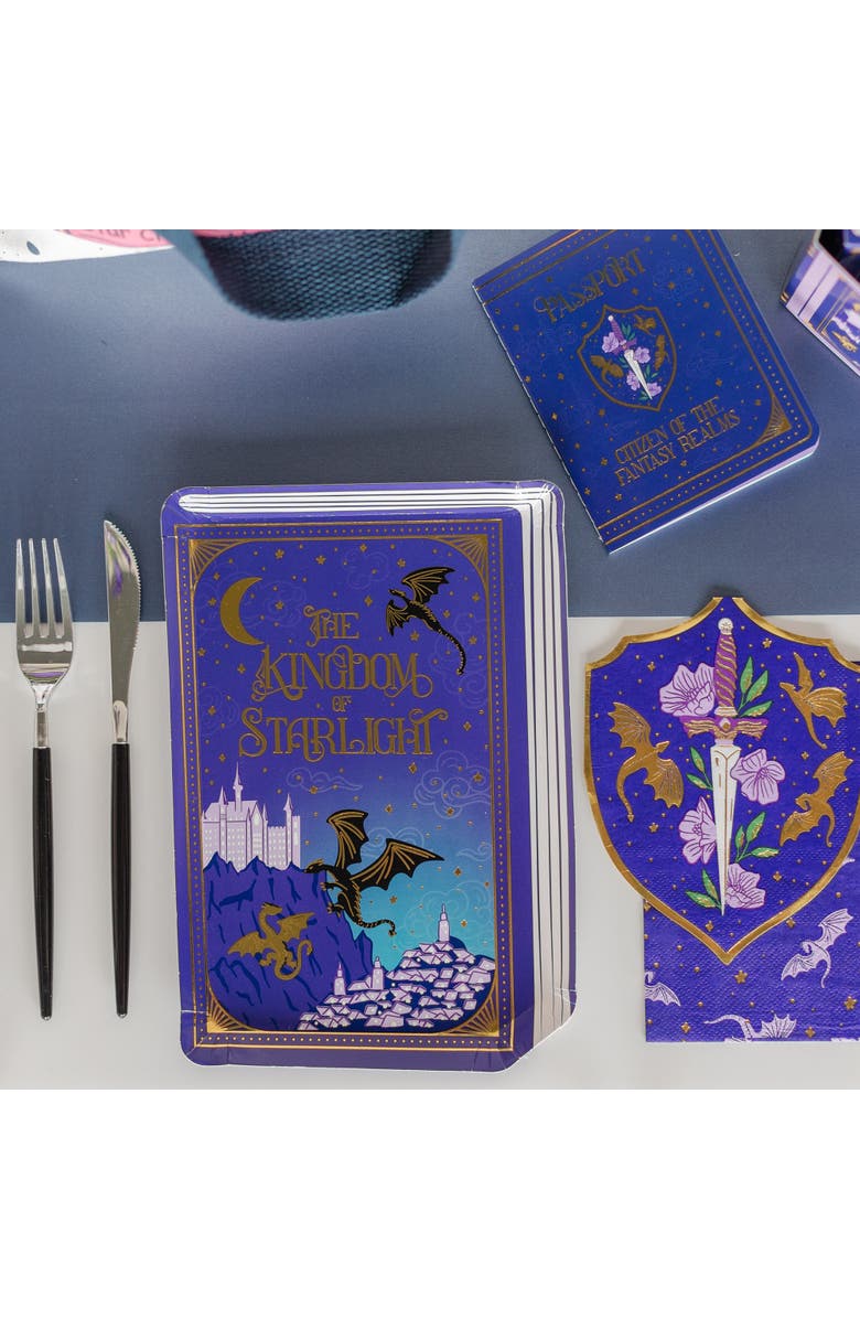 Jollity & Co. Romantasy Shield & Dagger Large Napkins, Alternate, color, Assorted Pre-Pack