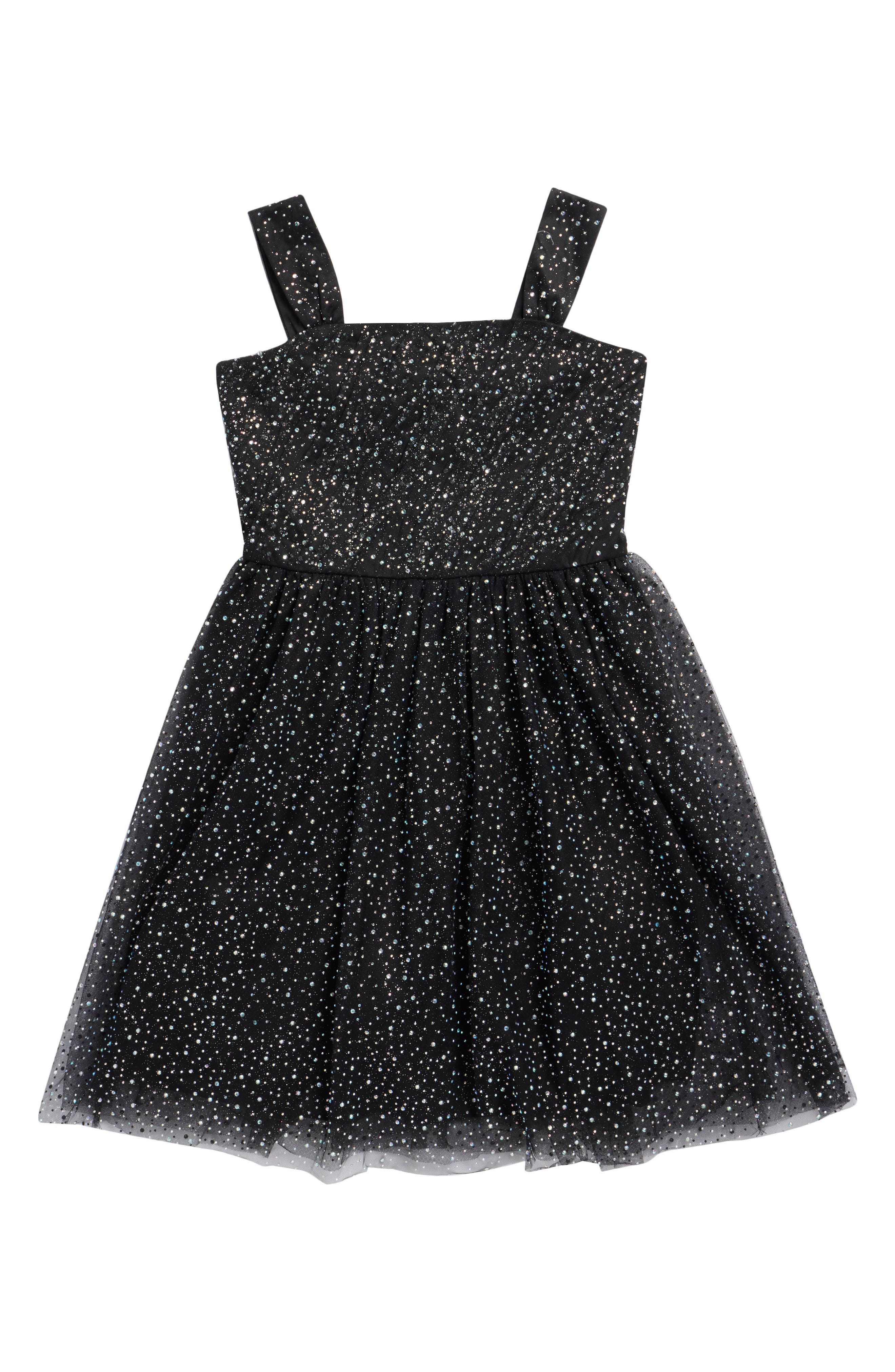 Kids' Allover Glitter Party Dress
