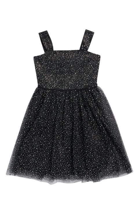 Kids' Allover Glitter Party Dress