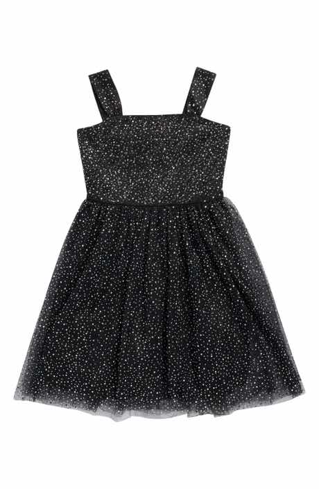 Kids' Allover Glitter Party Dress