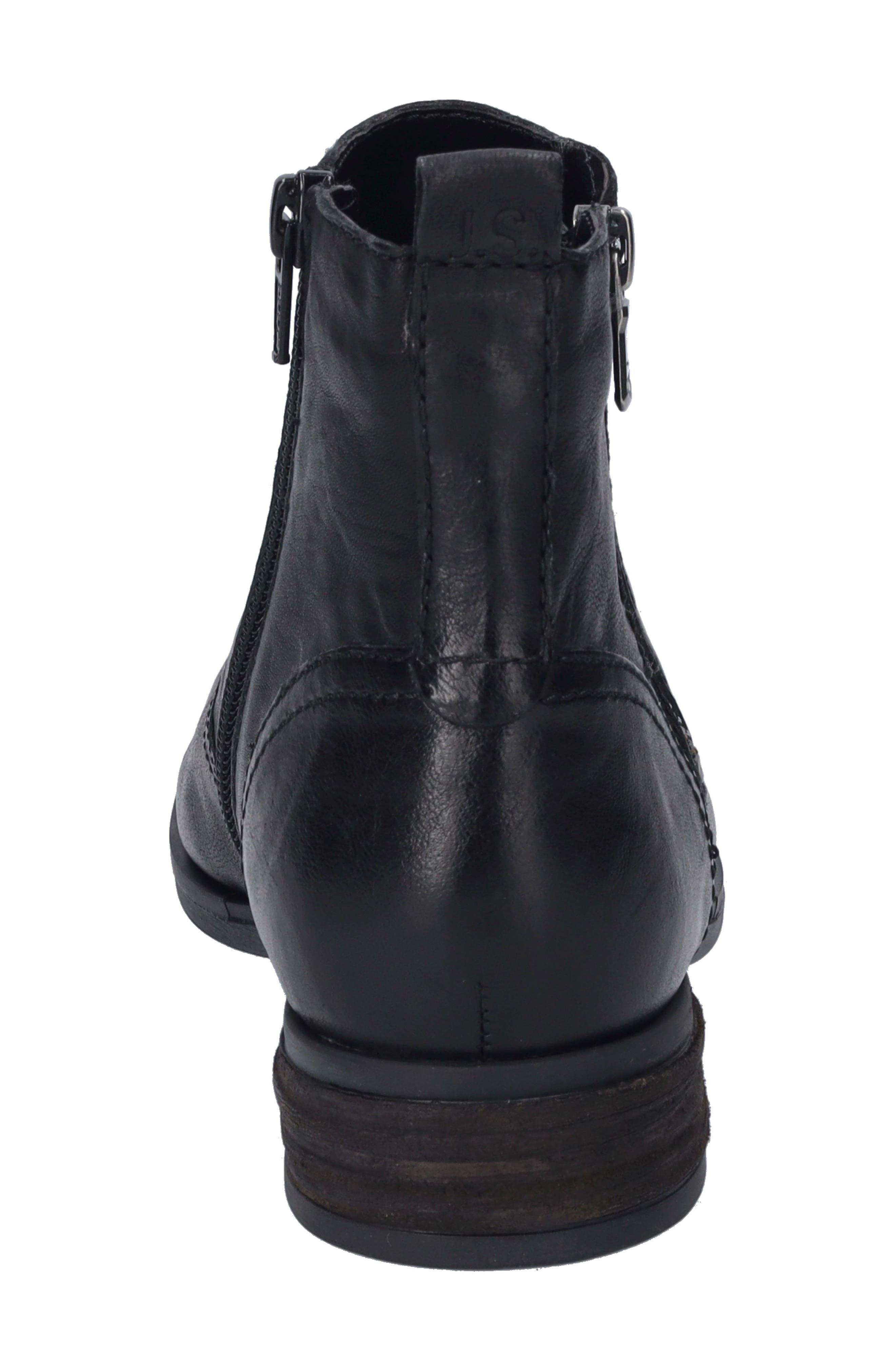 Sanja 20 Faux Fur Lined Bootie, Alternate, color, BLACK