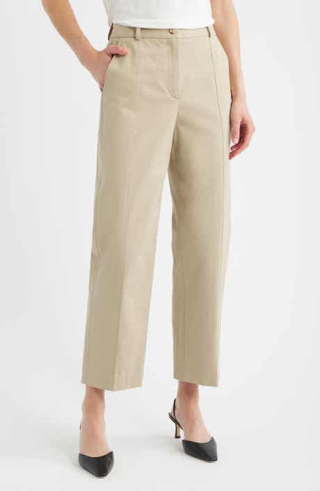 BOSS Tecarino Cotton Ankle Pants