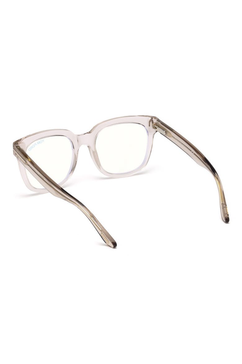 52mm Blue Light Blocking Glasses, Alternate, color, SHINY PINK/ BLUE BLOCK LENS