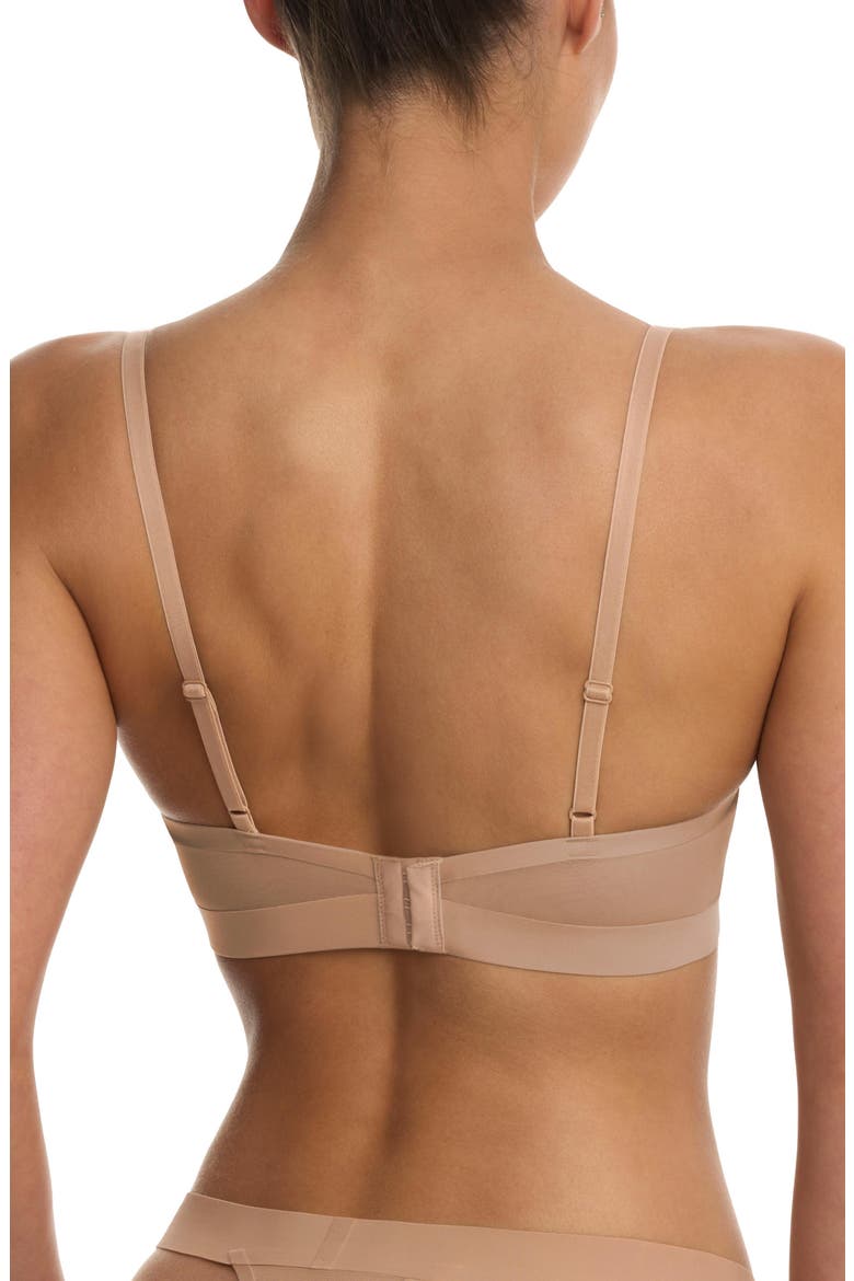 True Zen Mesh Balconette Bra, Alternate, color, Buff
