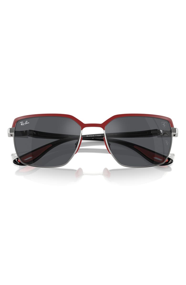 Ray-Ban x Ferrari Scuderia 58mm Square Sunglasses, Alternate, color,